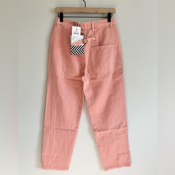 NWT Sandrine Rose Pink Palm Tree Jeans - Picture 11 of 11